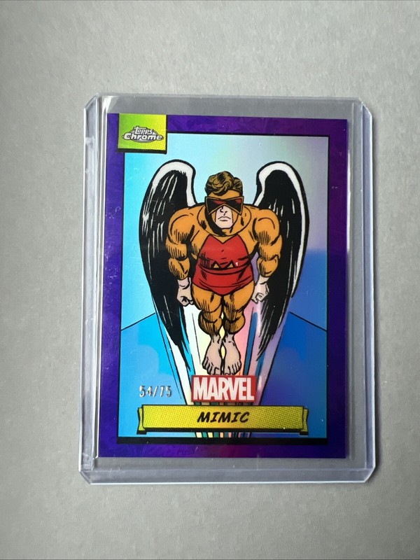 Topps Chrome Marvel 2024 Mimic Purple Wave /75