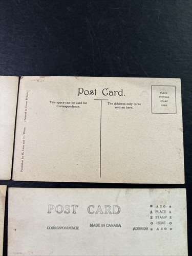 Antique Original Aviation Airplane Historical Graphic Picture Post Cards (6)