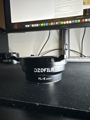 DZOFILM Octopus Adapter for PL-Mount Lens to Sony E-Mount Camera, Black