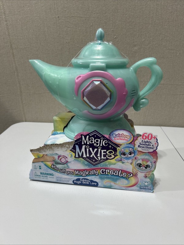 Magic Mixies Magic Genie Lamp with Interactive 8 Inch Rainbow