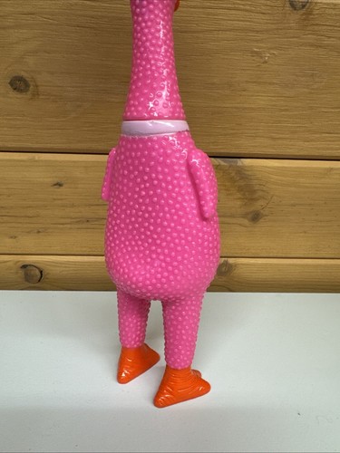 Grandma Chicken Ja-Ru Squawking Chicken Noise Maker Squeak Squeezable Prank 13"