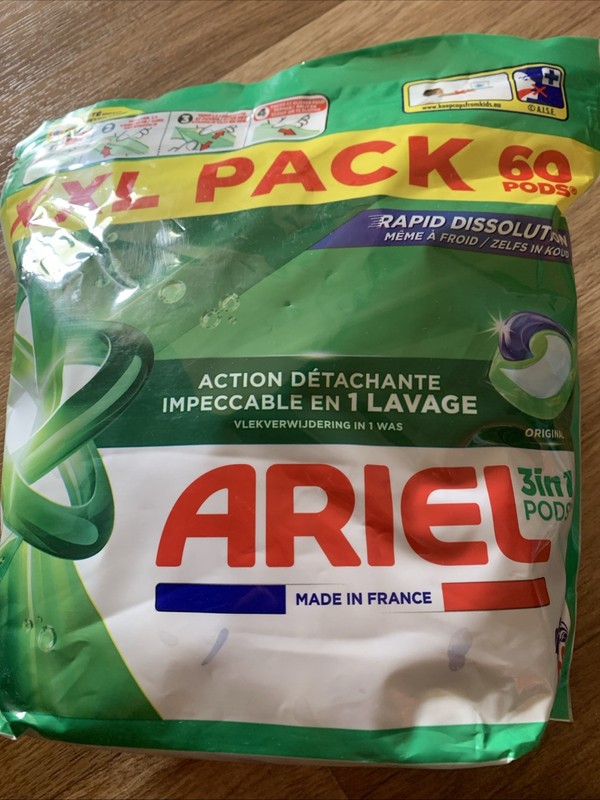 Ariel Pods 60 Pods Lessive Pack Xxl