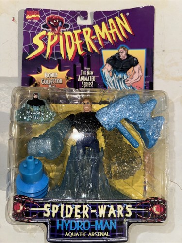 希少　スパイダーマン　CLASSICS フィギュア　HYDRO-DISK Spiderman Action Figure Hydro Man Toybiz 2006 Vintage Box