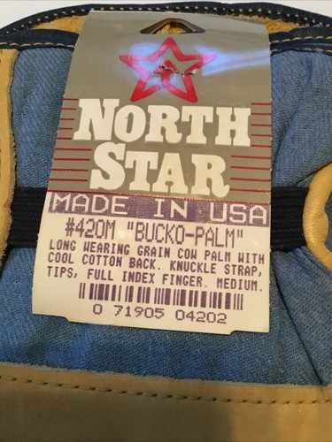 North Star 420M Bucks-Palm Gloves Medium