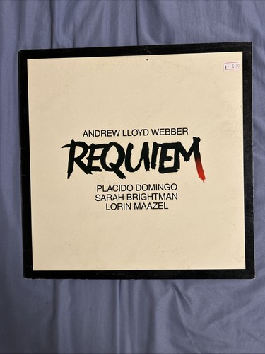 米LP Andrew Lloyd Webber, Placido Domingo, Sarah Brightman, Lorin Maazel Andrew Lloyd Webber Requiem DFO38218 ANGEL /00400 Amazon.com: Andrew Lloyd Webber: Requiem: CDs & Vinyl