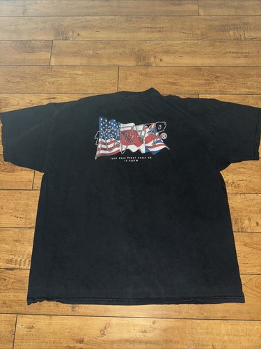 Vintage 10 Deep T-Shirt Black 2XL 24x27 Made In USA
