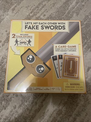 Let's Hit Each Other With Fake Swords Game - New & Sealed