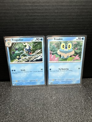Shrouded Fable Frogadier 057/197 And  Froakie 056/197 Promo English