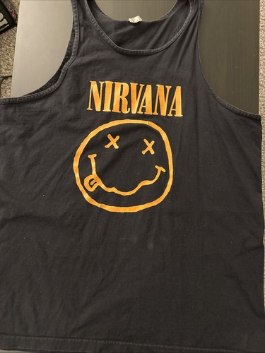 ▪️90‘s【NIRVANA】VINTAGE TANK TOP Vintage Nirvana Tank Top XL | eBay