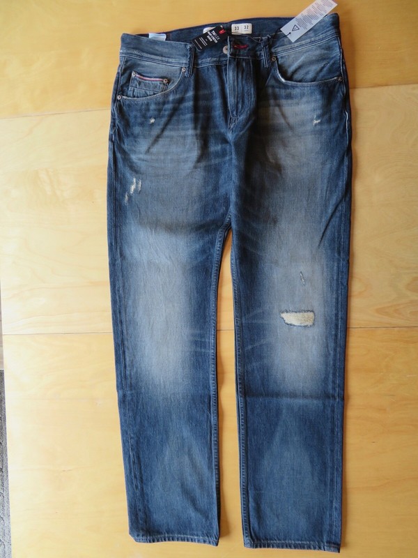 tommy hilfiger bleecker stretch slim fit black jeans