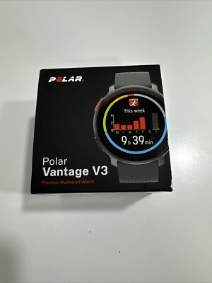 Polar Vantage V3 GPS Watch - Night Black, Premium Multisport Watch New in Box
