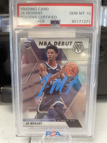 5 JA MORANT GRIZZLIES 2019 STATUS NEW BEGINNINGS RC PSA GEM