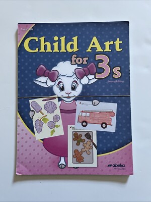 Abeka Child Art For 3s (2nd Edition) Preschool, 3 Year-olds NO SPONE LOOSE PAGES