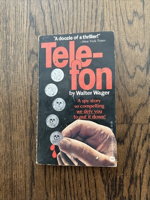 Telefon by Walter Wager Paperback 1976 Spy thriller