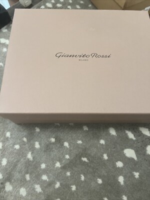 Gianvito Rossi Milano Empty Shoe Box W /orig. Tissue 12.5 x10 x4.75 