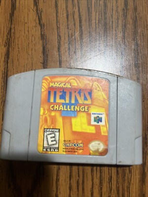Magical Tetris Challenge (Nintendo 64, 1999) Tested And Works