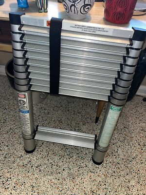 New Midas Aluminum Telescoping Step RV Attic Ladder - 10.5  Type 1 Never Used