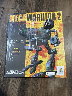 MechWarrior 2 PC Big Box 1995 Activision New Partially Sealed Box