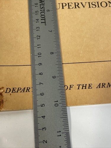 1948 Food Service Supervision Training Book US Army Military Booklet Mess KP