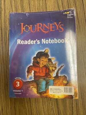 Journeys Reader s Notebook Grade 3 Volume 1-2 Consumable HMH Brand new SEALED