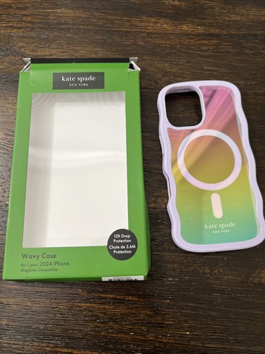 kate spade iPhone16ケース Wavy Opal Iridescent MagSafe kate spade new york Wavy Opal Iridescent MagSafe - iPhone 16