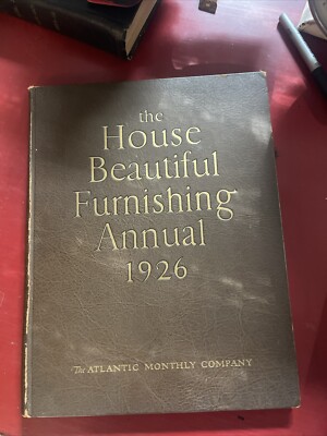 House Beautiful Furnishing Annual 1926 Interior Design Plans Photos Ads Antique