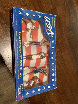 1996 Edition Starting Lineup Basketball USA Team Figurine Set 2 of 2