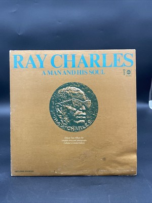 RAY CHARLES A MAN AND HIS SOUL 2X LP 1967 ORIGINAL