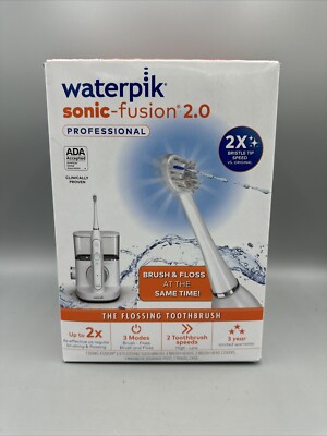 Waterpik Sonic-Fusion 2.0 Professional Electric Toothbrush and Water Flosser