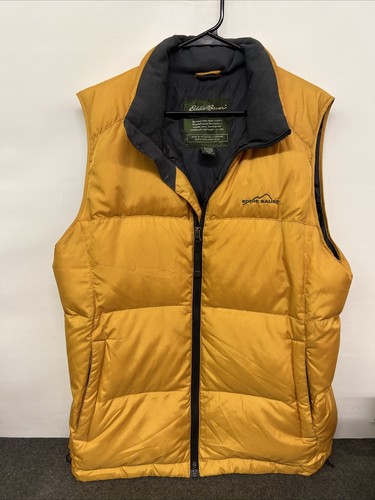 Eddie Bauer Down Puffer Vest Men's Size Medium Goose Down