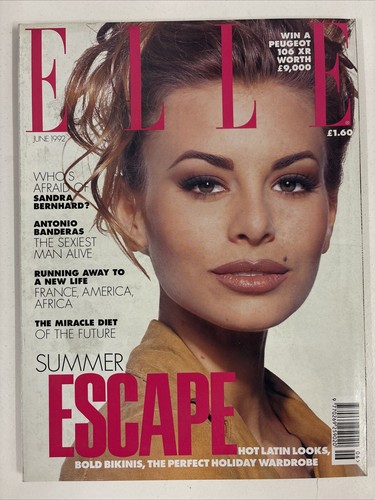 仏語版雑誌 ELLE magazine 16冊セット 1950年代　古書 Elle Magazine June 1992 Nicki Taylor Sandra Bernhard Uk