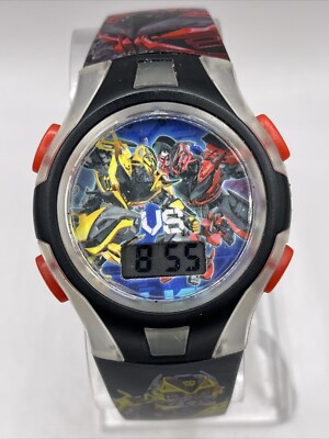 2014 Transformers Bumblebee vs. Stinger Kids Digital Watch- New Battery