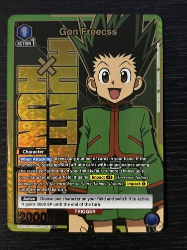 Union Arena Hunter X Hunter Gon Freecss UE02BT/HTR-P-001 R