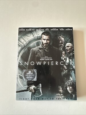 SNOWPIERCER 2-disc Blu-ray  Chris Evans Tilda Swinton John Hurt w/slipcover NM