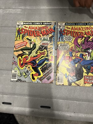 AMAZING SPIDER-MAN VOL 1 168 (PUBL. MAY 1977) & #179
