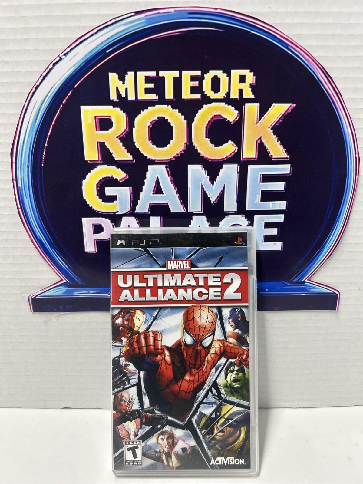 Marvel Ultimate Alliance 2 Spiderman ( Sony PlayStation Portable PSP ) Complete