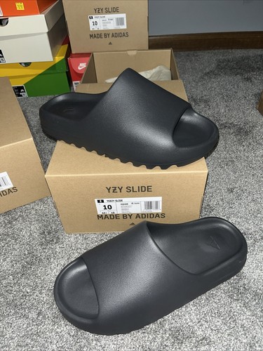 New Adidas Yeezy Slide Mens Size 10 Oynx | eBay
