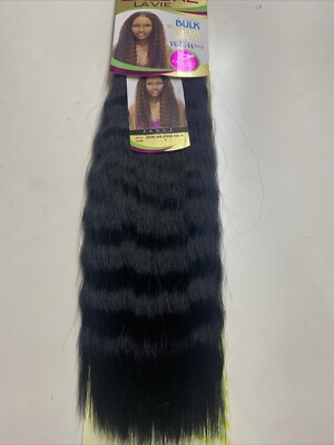 JANET ENCORE LA VIE HUMAN HAIR_MASTER MIX_S/FRENCH_BULK_14''_#1