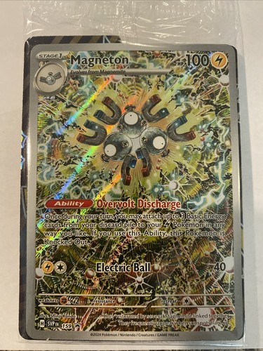 Pokemon Surging Sparks Magneton Full Art 159 Promo Sealed BRAND