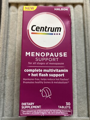 Centrum MENOPAUSE SUPPORT Complete Multivitamin Supplement 30 Tabs (EXP 01/2026)