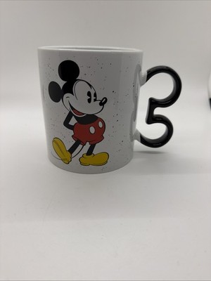 Disney Classic Mickey Mouse Black&White 20oz Ceramic Mug with Mouse Ears Handle