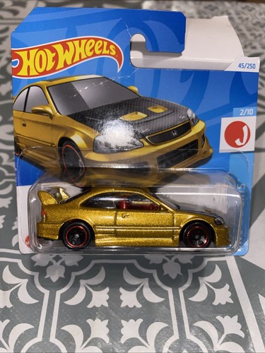 Amazon.com: Hot Wheels Honda Civic Si, 1:64 Scale, White, J