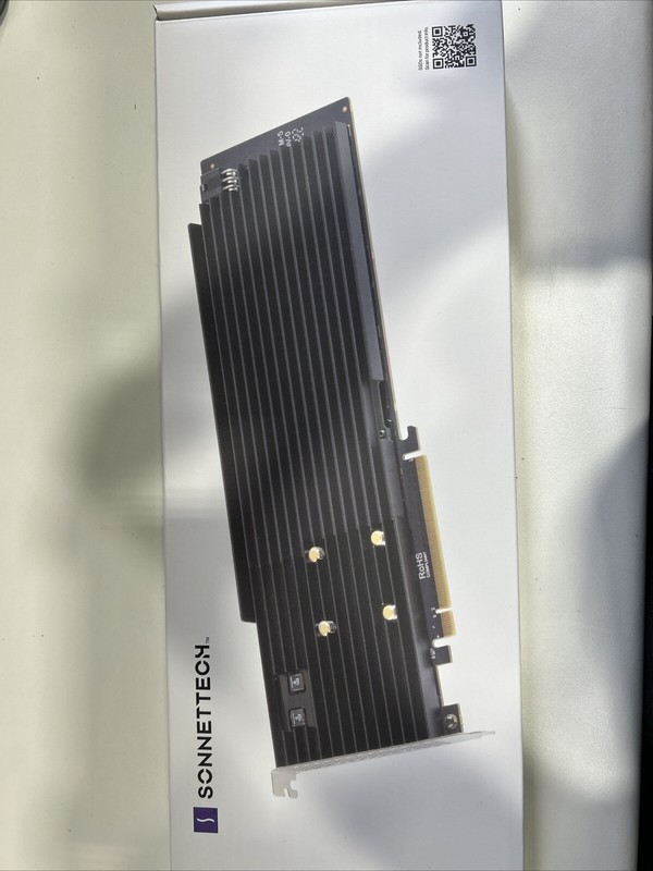 Sonnet Silent M.2 8x4  PCIe 4.0 PCIe Card (Eight