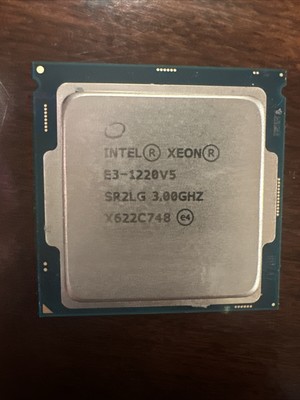 Intel Xeon E3-1220V5 3.0GHz Quad Core CPU Processor SR2LG