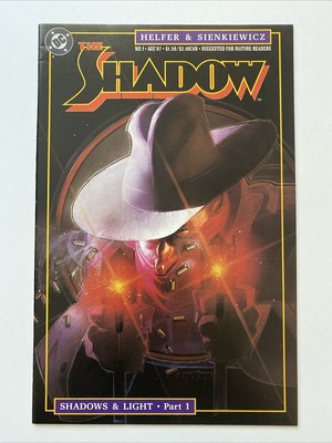The Shadow: Shadows & Light Part 1 DC 1987 Bill Sienkiewicz FN