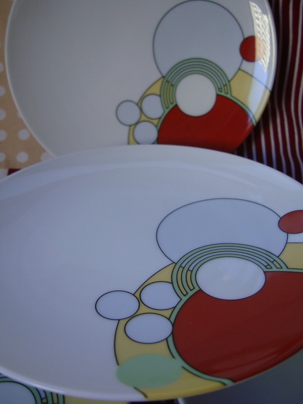 Set of Four FRANK LLOYD WRIGHT Imperial Hotel 1964 nine-inch