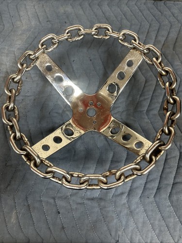 チェーンステアリング　70s lowrider chicano 8インチ ORIGINAL LOWRIDER CHAIN STEERING WHEEL IN CHROME, GOLD, OR
