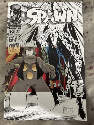 Spawn #10 (1993 Image Comics) Cerebus Cover Appearance! Todd McFarlane!