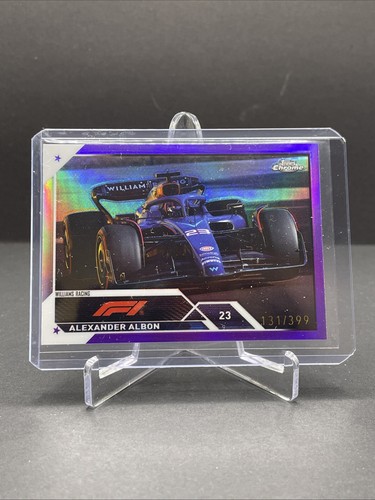 2023 Topps Chrome Formula 1 F1 Alexander Albon Purple 131