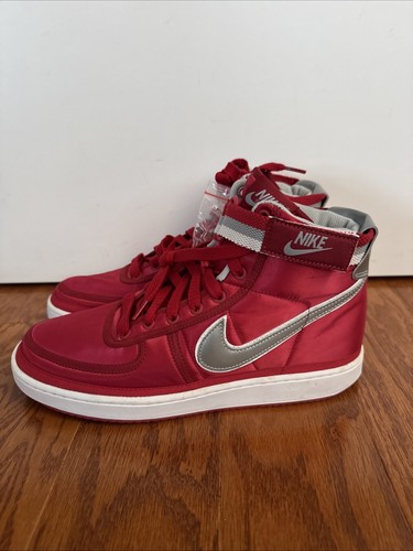 【美品】SUPREME X Nike Vandal High ボックス付 Nike Vandal High Supreme University Red Metallic Silver